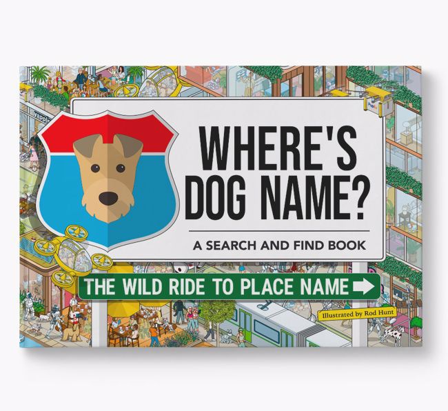 Personalised Irish Terrier Book: Where's Irish Terrier? Volume 3